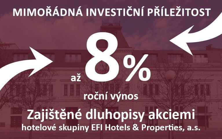 Jednoleté zajištěné dluhopisy, výnos až 8 % ročně